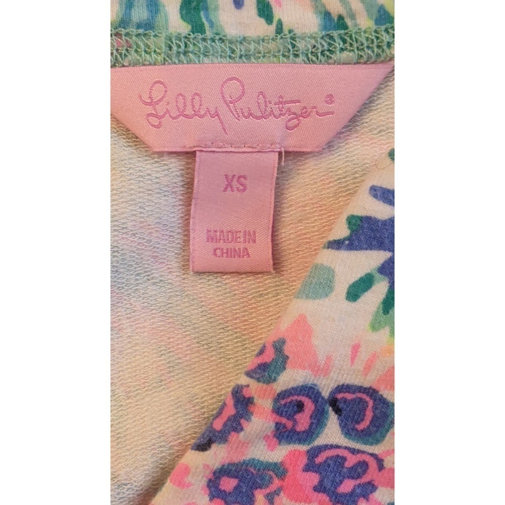 Lilly Pulitzer Justina Tunic SPF 50 Gypsea Serene Blue, Beachy, Summer XS - Picture 10 of 10